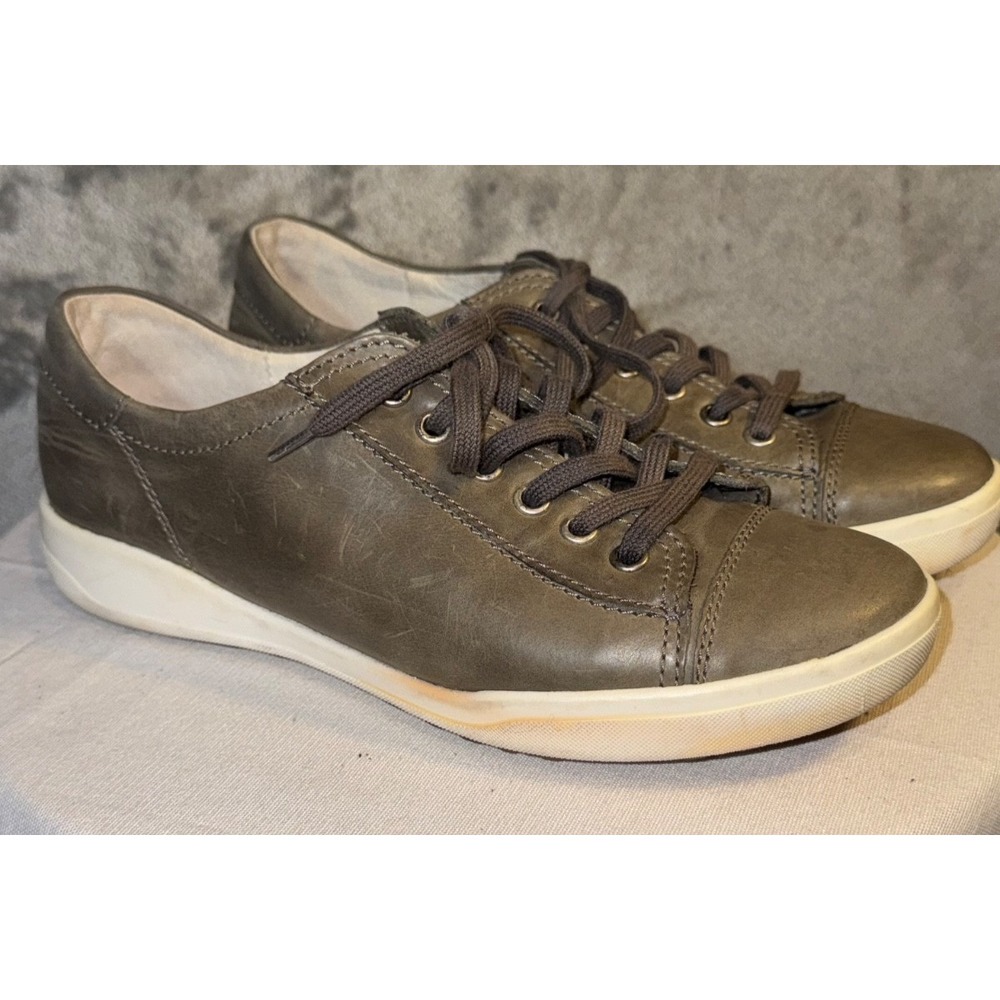 Josef Seibel Comfort Sneakers Minimalist Leather Lace Up Walking Shoes 38 sz 7